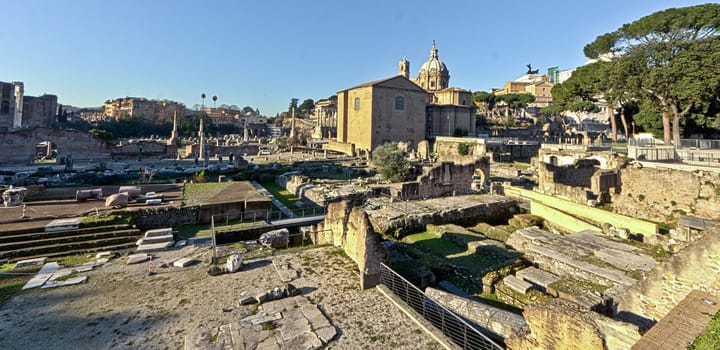 One of the many ancient historical places to see in the city of Rome