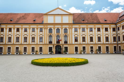 Famous Baroque chateau Jaromerice nad Rokytnou, Czech Republic
