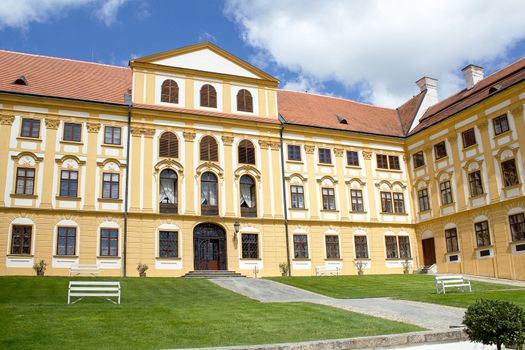 Famous Baroque chateau Jaromerice nad Rokytnou, Czech Republic