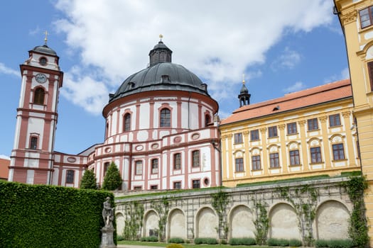 Famous Baroque chateau Jaromerice nad Rokytnou, Czech Republic