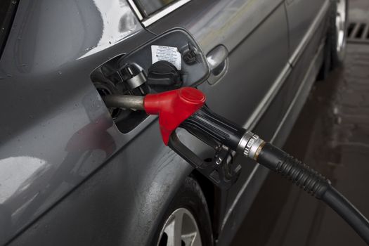 Photo of refueling of the car gasoline