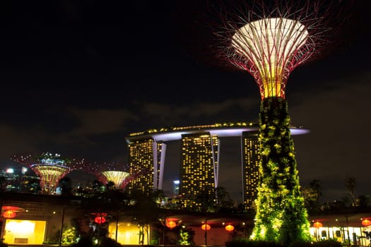 garden by the bay , the most beautiful garden in singapore