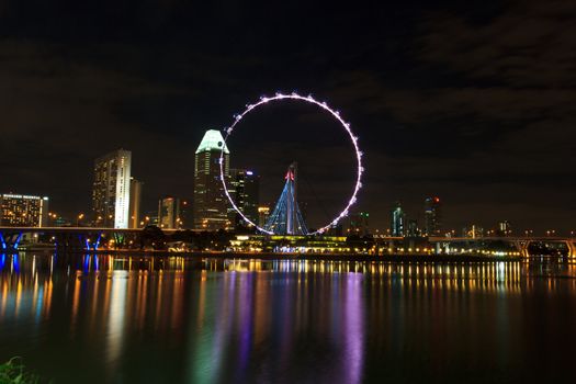 singapore flyer river view