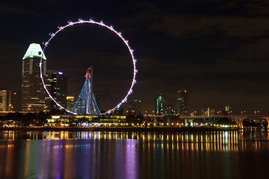 singapore flyer river view