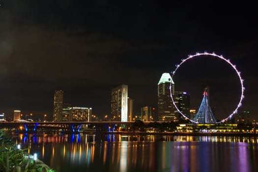 singapore flyer river view