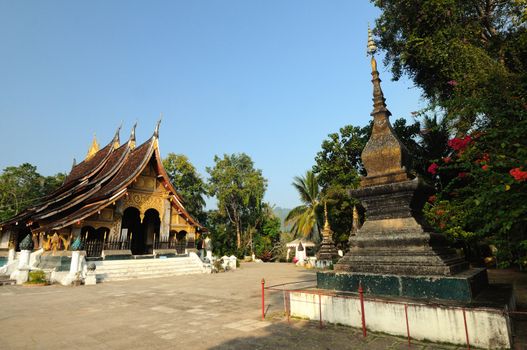 The highlight of the visit to the city of Luang Prabang is inevitable to visit Wat Xieng Thong, Laos.