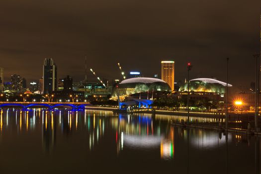 the esplanade in the singapore