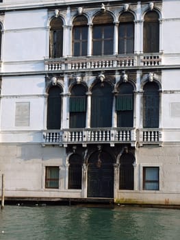 Venice - Exquisite antique buildings along Canal Grande