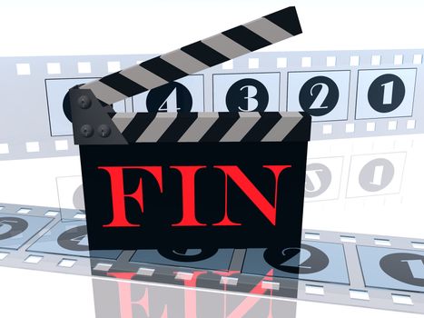 the end with storyboard
