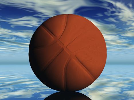 the basketball
