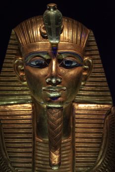 One of the masks of Tutankhamun - original mask.