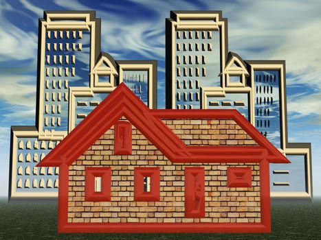 house and building