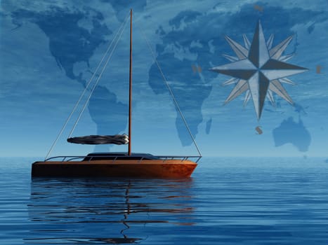 boat and earth