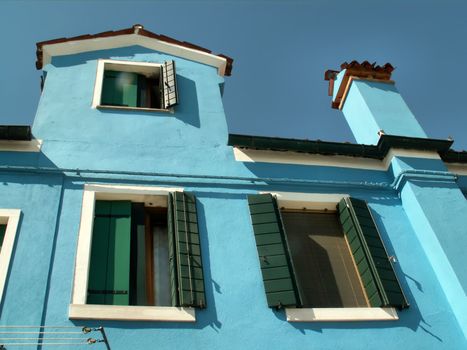 the blue house