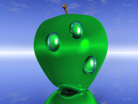 the green apple