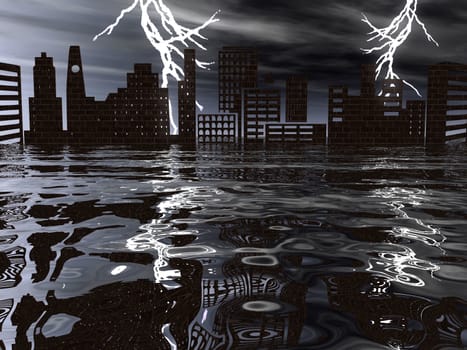 the city and its reflection