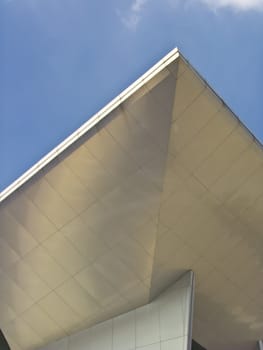 Composited cladding roof in modern architecture