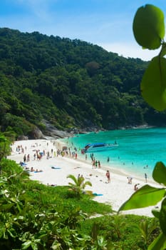 Beach of Similan Island, Thailand.