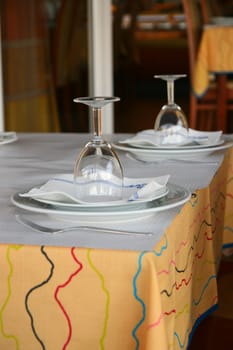 table in restaurant