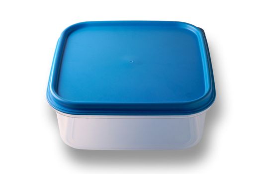 Blank plastic container with clipping path - Place for your logo