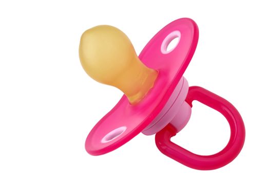 Pacifier - Soother closeup  with clipping path