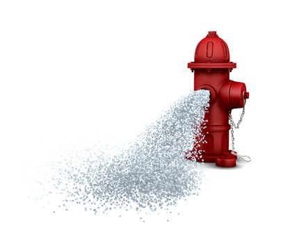 3D render of a fire hydrant