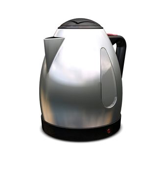 3D render of a contemporary kettle