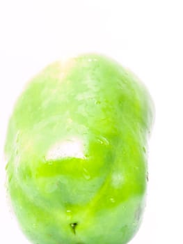 A green Capsicum