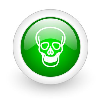 skull web button