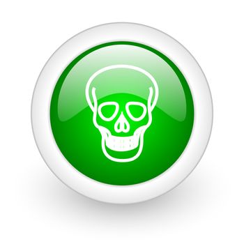 skull web button