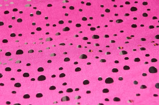 Background.Pink fabrics with shiny circles in the background