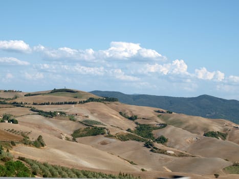Tuscany, landscape in San Gimignano surroundings - feast for the eyes 