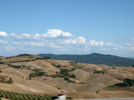 Tuscany, landscape in San Gimignano surroundings - feast for the eyes 
