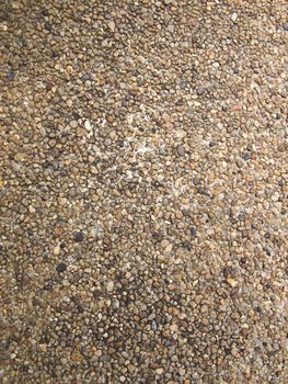 Texture of washed gravel as background