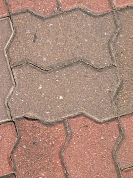 Block pavement as background