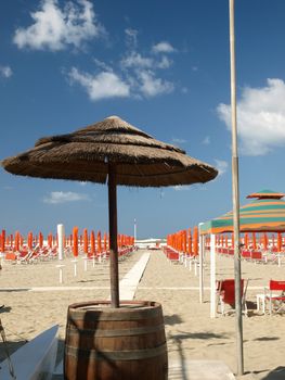 morning in the seaside resort