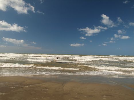 morning in the seaside resort