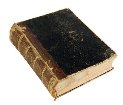 The ancient book on a light background