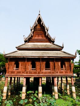 Tripitaka house, Wat Thuang Sri Nuang, Ubonratchathani, Thailan