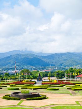 Moutainous view from Mae Fah Luang University, Chiang Rai, Thailand