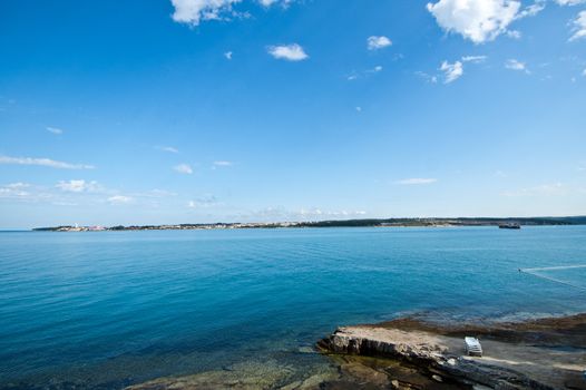 Landscape of rocky coast of Istria