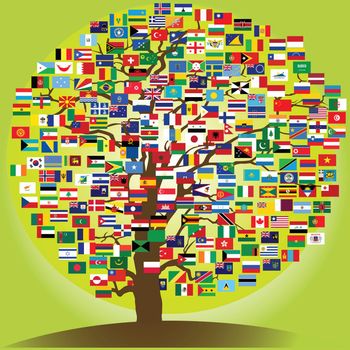 peace tree symbol of the frienship between nations