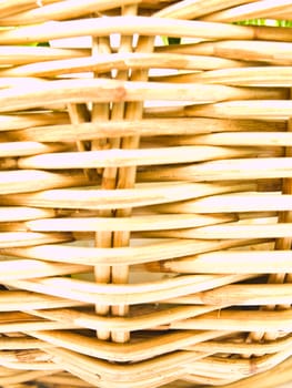 Closeup of ratten wicker as background