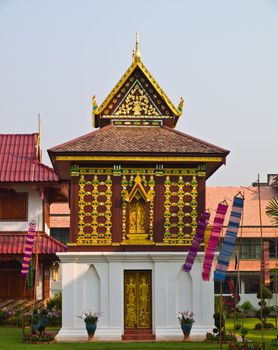 Tripitaka house, Wat Hua Kwang, Nan Thailand