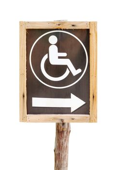 sign for invalid person entry on white background