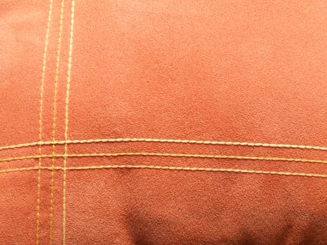 Orange velvet texture with lines as background