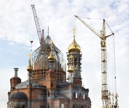 Construction of new church