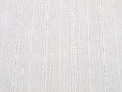 Linear cotton fabric as background