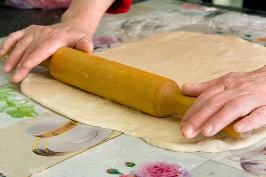 Preparation of the test for a pie