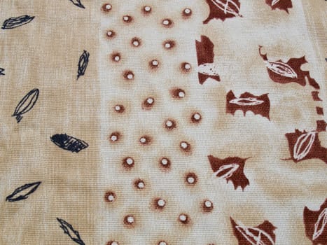 Brown contton fabric as background from Thailand